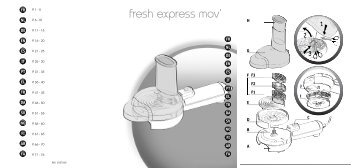 Moulinex FRESH EXPRESS MOV' DJ5005 - Manuale d'Istruzione English