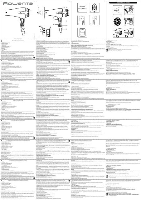 Rowenta SILENCE AC RESPECT CV7650 - SILENCE AC RESPECT CV7650 Русский (Russian)