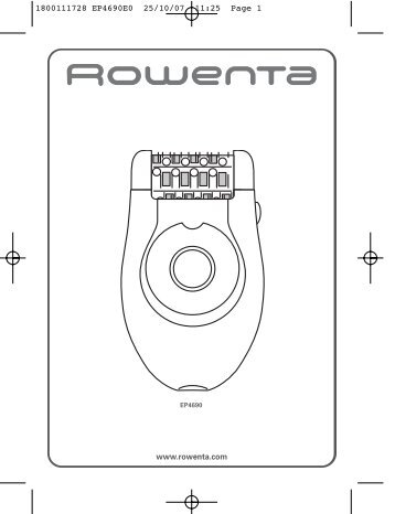 Rowenta LOVELY PERFECT EP4690 - LOVELY PERFECT EP4690 Italiano