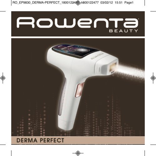 Rowenta DERMA PERFECT EP9800 - DERMA PERFECT EP9800 Italiano