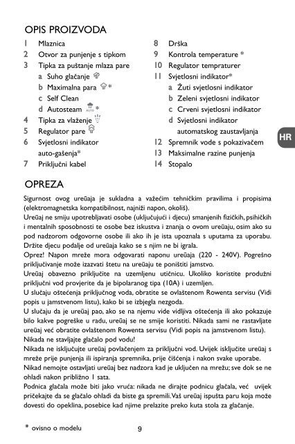 Rowenta FOCUS DZ5110 - FOCUS DZ5110 &#268;e&scaron;tina (Czech)