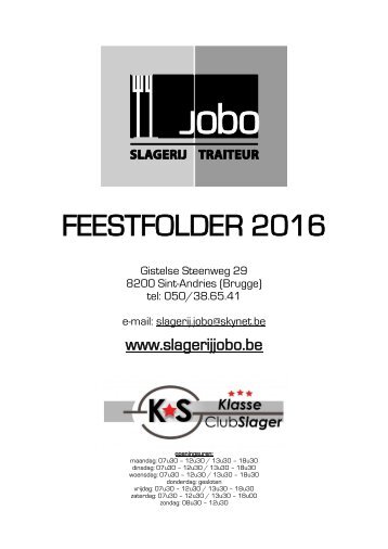 Feestfolder 2016