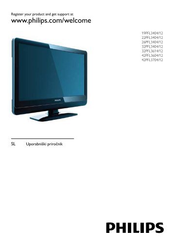 Philips TV LCD - Istruzioni per l'uso - SLV