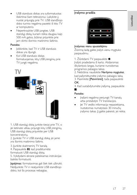 Philips 4000 series Smart TV LED ultra sottile - Istruzioni per l'uso - LIT