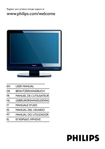 Philips TV LCD - Istruzioni per l'uso - POR