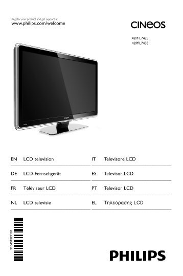 Philips TV LCD - Istruzioni per l'uso - ELL
