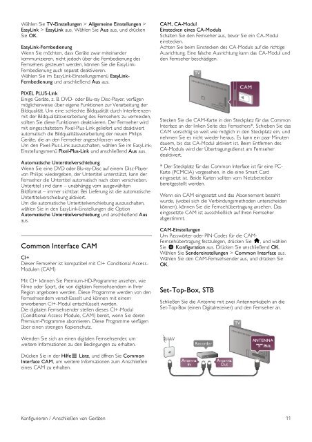 Philips 6000 series Smart TV LED - Istruzioni per l'uso - DEU