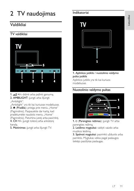 Philips 7000 series Smart TV LED - Istruzioni per l'uso - LIT