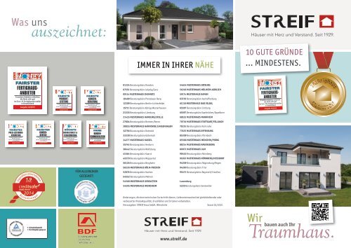 Flyer 10 Gruende fuer STREIF