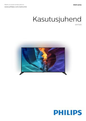 Philips 6500 series TV LED sottile Full HD Androidâ¢ - Istruzioni per l'uso - EST