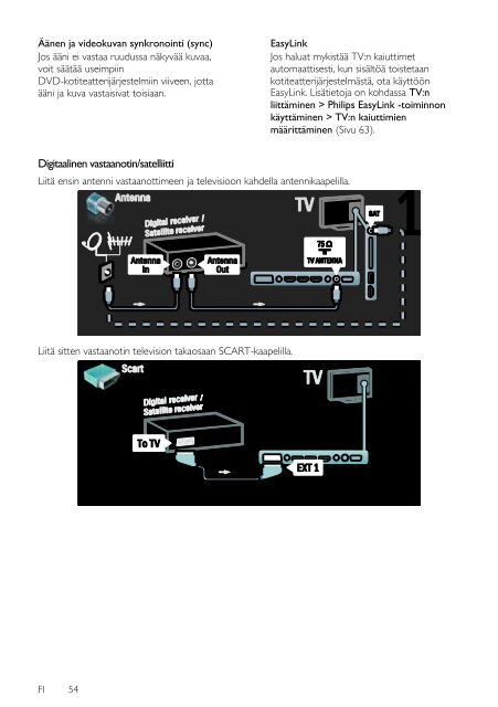 Philips TV LCD - Istruzioni per l'uso - FIN