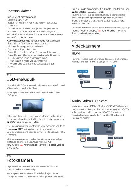 Philips 6500 series TV LED sottile Full HD Android&trade; - Istruzioni per l'uso - EST