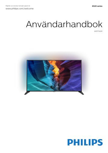 Philips 6500 series TV LED sottile Full HD Androidâ¢ - Istruzioni per l'uso - SWE