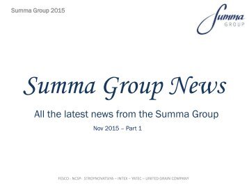 Mediavision - Summa Group - Creative Doc - Nov 2015 PT1 FINAL