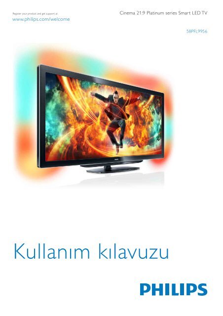 Philips Cinema 21:9 Platinum Series Smart TV LED - Istruzioni per l'uso - TUR