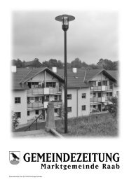 Gemeindezeitung 3/2006 (0 bytes) - Marktgemeinde Raab - Land ...