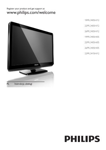 Philips TV LCD - Istruzioni per l'uso - POL