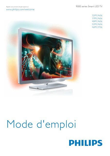 Philips 9000 series Smart TV LED - Istruzioni per l'uso - FRA