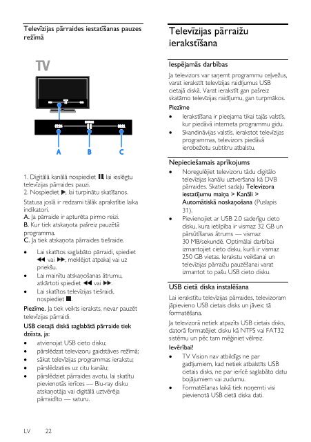 Philips 3100 series TV LED sottile Full HD - Istruzioni per l'uso - LAV