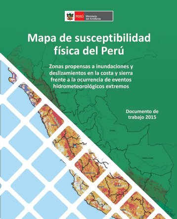 Mapa de susceptibilidad física del Perú