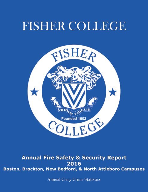 Fisher College Clery Report 2016