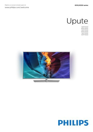 Philips 6500 series TV LED sottile Full HD Androidâ¢ - Istruzioni per l'uso - HRV