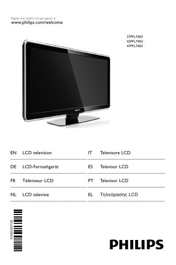 Philips TV LCD - Istruzioni per l'uso - ESP
