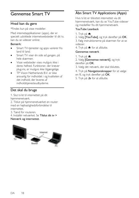 Philips 3800 series TV LED - Istruzioni per l'uso - DAN