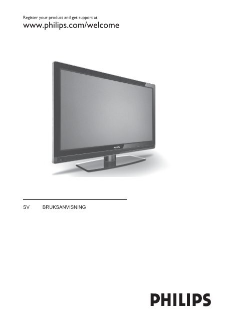 Philips Flat TV - Istruzioni per l'uso - SWE