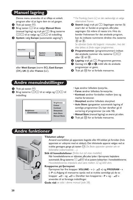 Philips TV - Istruzioni per l'uso - DEU