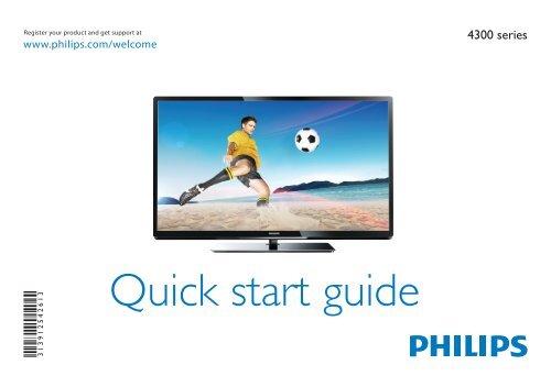 Philips 4000 series Smart TV LED - Guida rapida - DAN