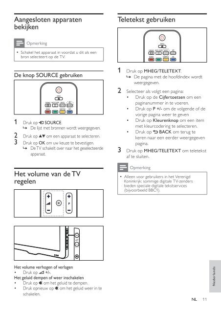 Philips TV LCD - Istruzioni per l'uso - NLD