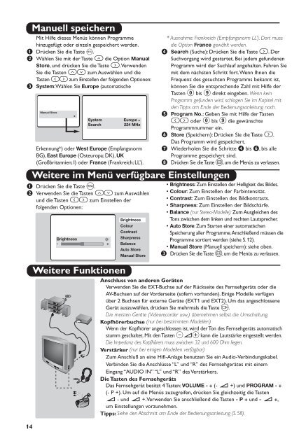 Philips TV - Istruzioni per l'uso - SWE