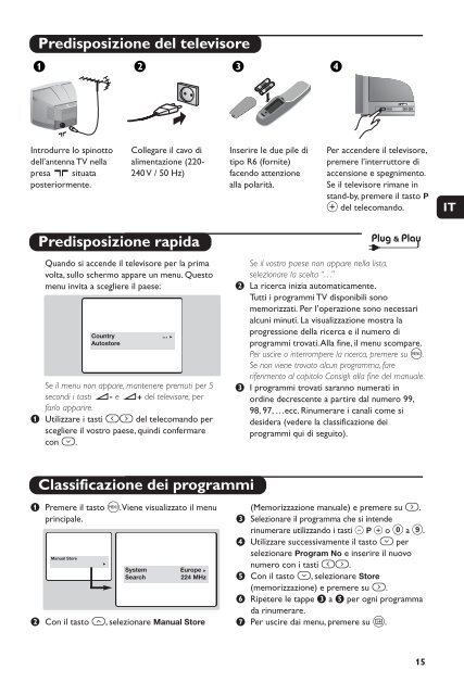 Philips TV - Istruzioni per l'uso - SWE