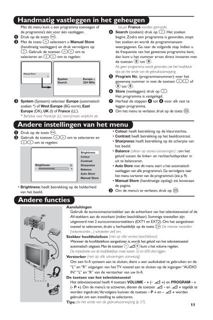 Philips TV - Istruzioni per l'uso - POL