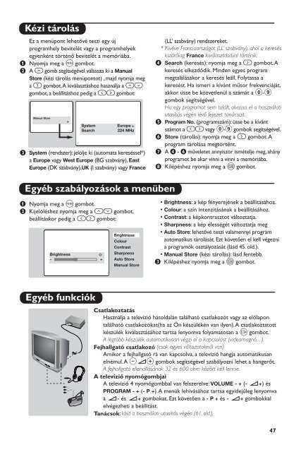 Philips TV - Istruzioni per l'uso - SLK