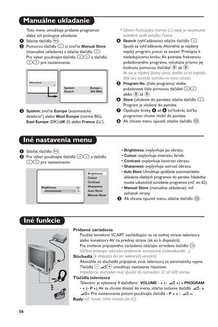 Philips TV - Istruzioni per l'uso - SLK