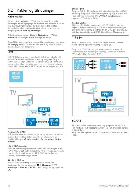 Philips 9000 series Smart TV LED - Istruzioni per l'uso - DAN