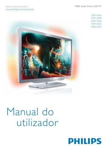 Philips 9000 series Smart TV LED - Istruzioni per l'uso - POR