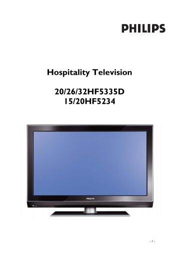 Philips TV LCD professionale - Istruzioni per l'uso - SLV