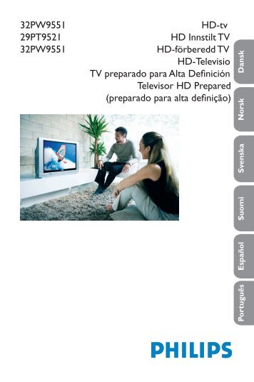 Philips Cineos TV Widescreen - Istruzioni per l'uso - SWE