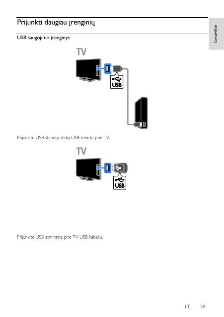 Philips 4000 series Smart TV LED 3D ultra sottile - Istruzioni per l'uso - LIT