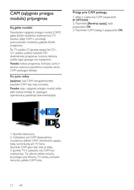 Philips 4000 series Smart TV LED 3D ultra sottile - Istruzioni per l'uso - LIT