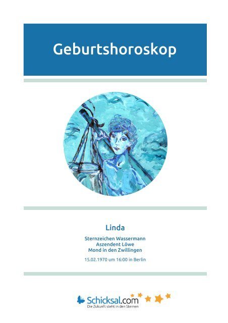 Wassermann Geburtshoroskop