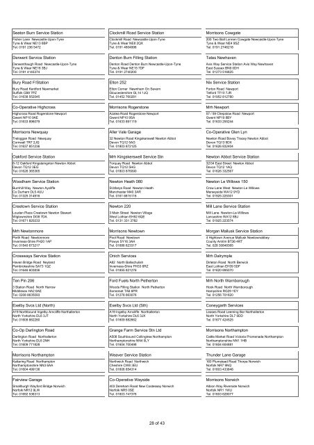 Diesel Direct Fuel Card SITE NETWORK GUIDE