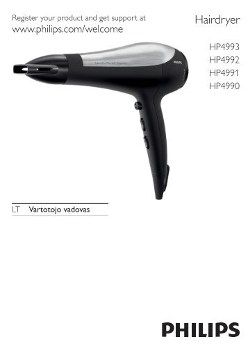 Philips SalonDry Pro Asciugacapelli - Istruzioni per l'uso - LIT
