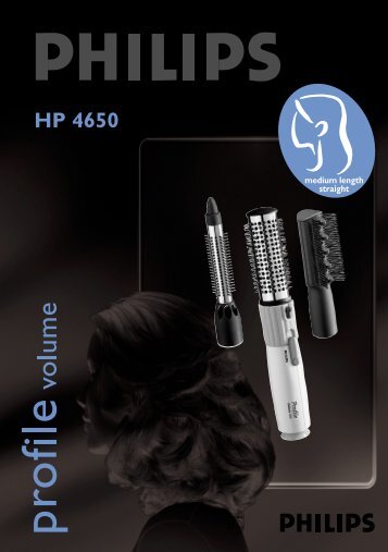 Philips Styler ad aria Profile Volume - Istruzioni per l'uso - NOR