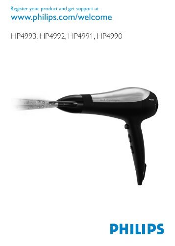 Philips SalonDry Pro Asciugacapelli - Istruzioni per l'uso - SRP
