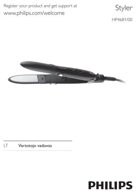 Philips SalonStraight Freestyle Multi-styler - Istruzioni per l'uso - LIT