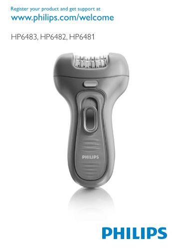 Philips Satinelle Epilatore - Istruzioni per l'uso - POL